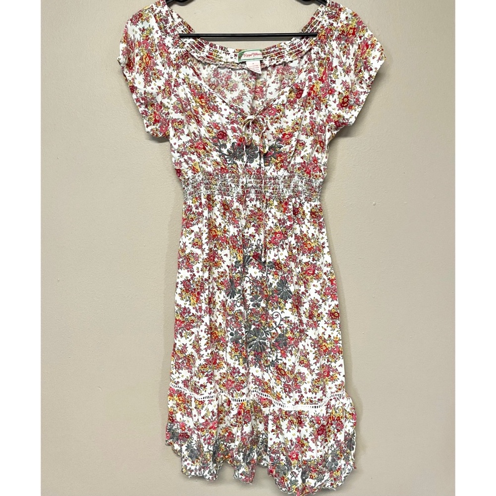 Flying Tomato Floral Embroidered Dress